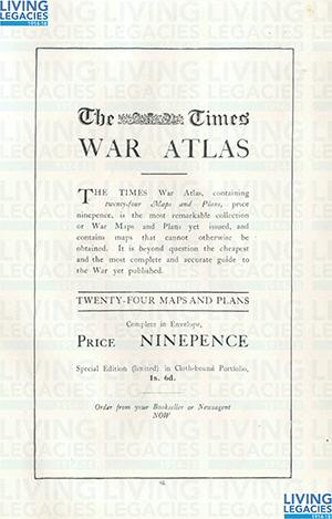 ID240 - Artefact relaing to - The Times 'History of the War'