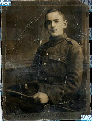 ID316 - Artefacts relating to - Fred and son Thomas Sharpe, 9th Battalion Royal Irish Rifles