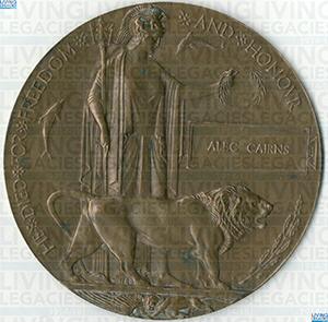 ID1107 - Artefacts relating to - Pte Alex Cairns, 4th Battalion Canadian Infantry