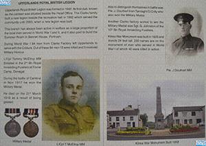 ID1185 - Artefacts relating to - L. CPL  J. Douthart, 10th Royal Inniskilling Fusiliers 