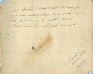 ID1313 - Artefact Relating to - Agnes Agnew Nurse during WW1 at U.V.F. Hospital