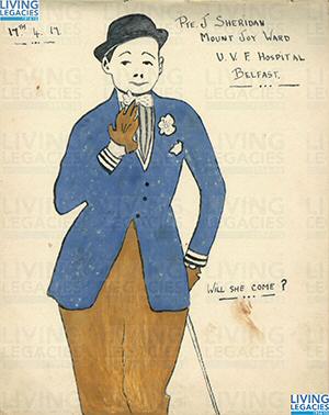 ID1399 - Artefact Relating to - Agnes Agnew Nurse during WW1 at U.V.F. Hospital